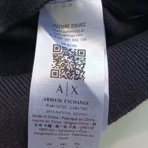 Armani exchange sweater - Picture 5 of 5